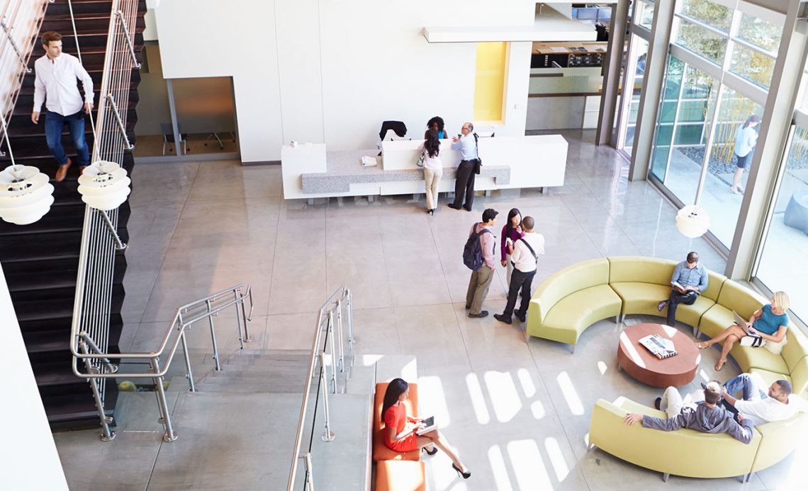office reception area